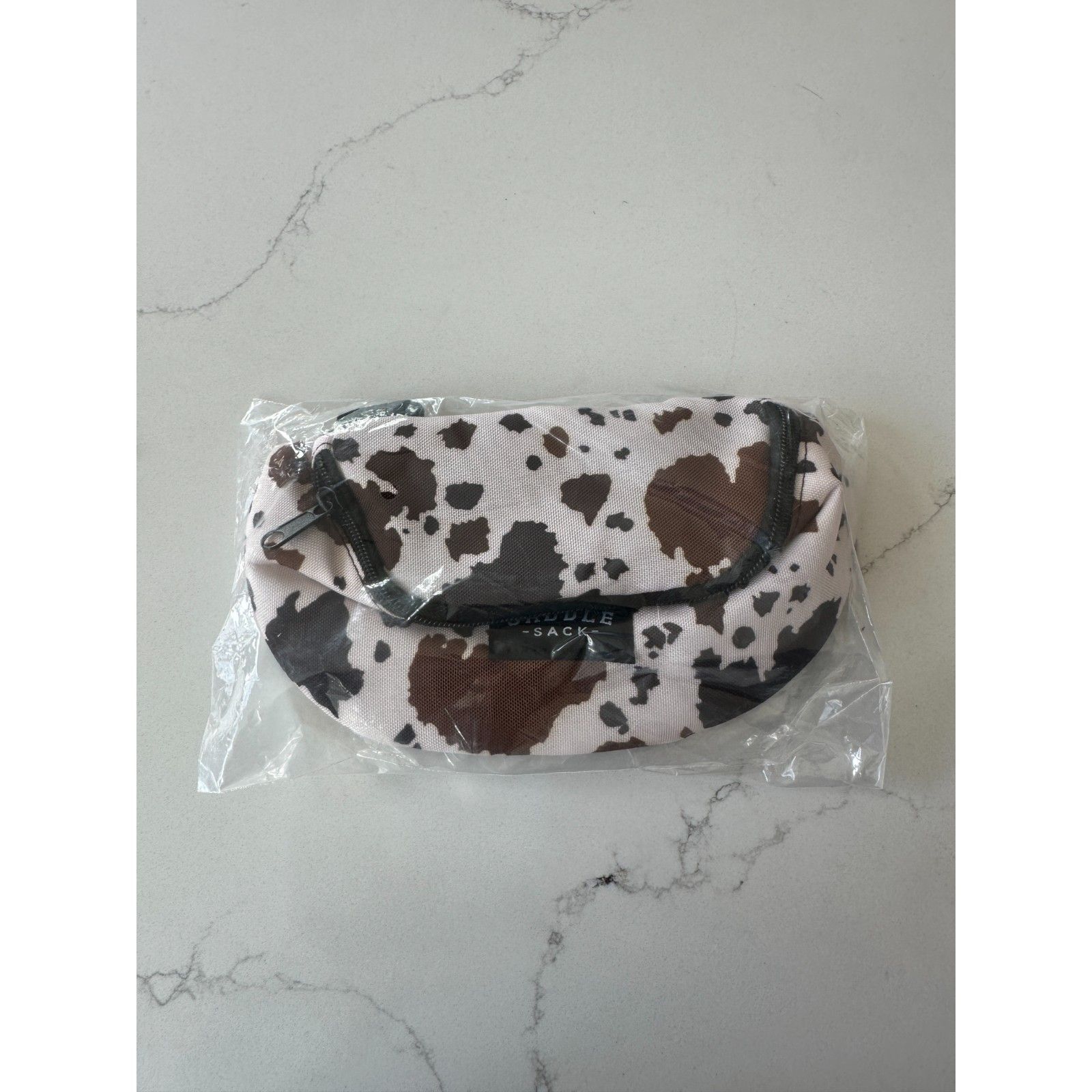 Nwt The Saddle Sack English Saddle Cow Print